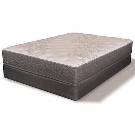 Queen Plush Pocketed Coil Mattress and 9" Regular iAmerica Box